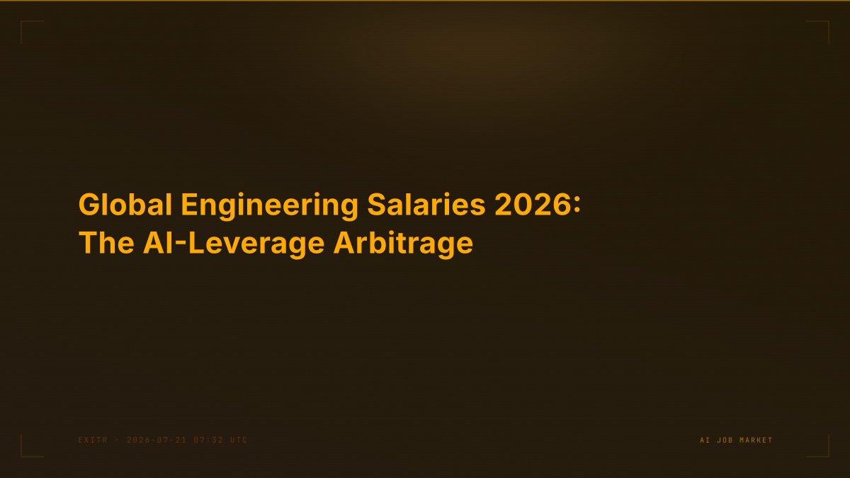 Global Engineering Salaries 2026: The AI-Leverage Arbitrage