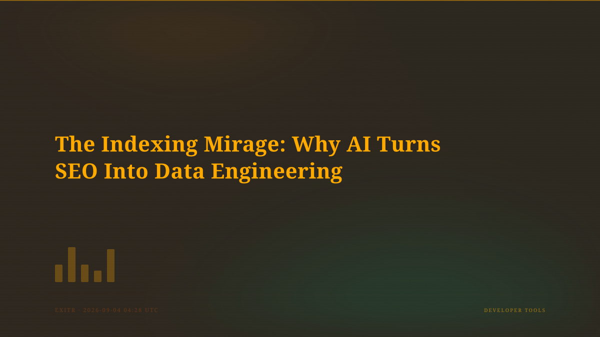 The Indexing Mirage: Why AI Turns SEO Into Data Engineering