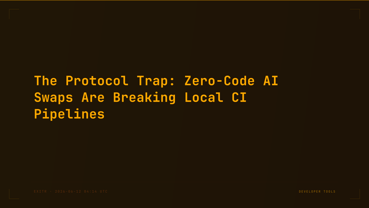 The Protocol Trap: Zero-Code AI Swaps Are Breaking Local CI Pipelines