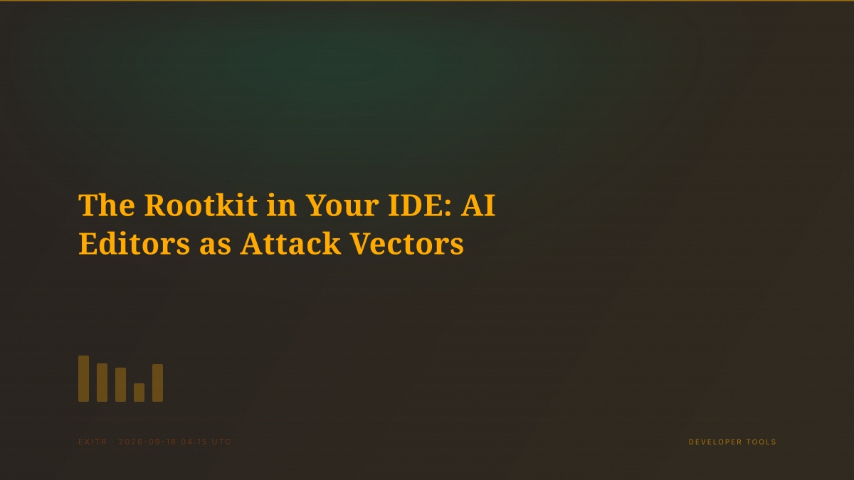 The Rootkit in Your IDE: AI Editors as Attack Vectors