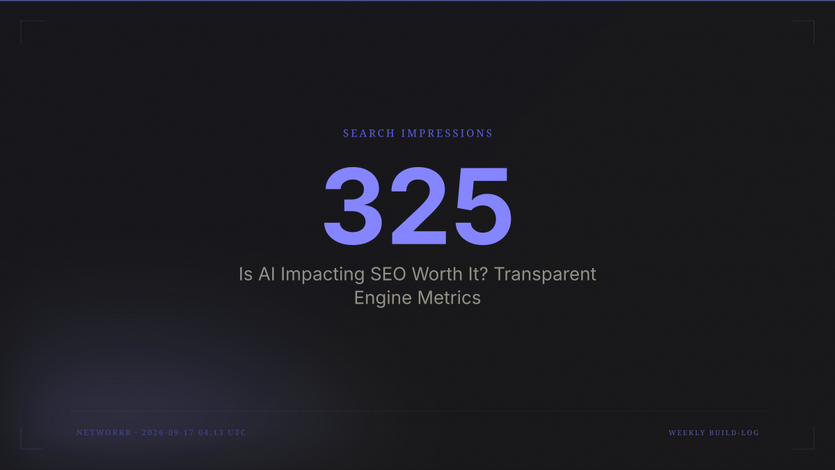 Is AI Impacting SEO Worth It? Transparent Engine Metrics